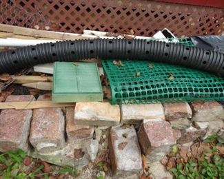 fencing pipes and gutters