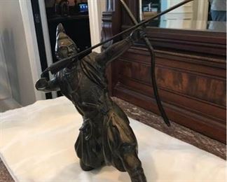 Antique Japanese Meiji Period Samurai Archer