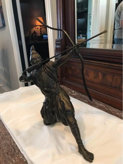 Antique Japanese Meiji Period Samurai Archer