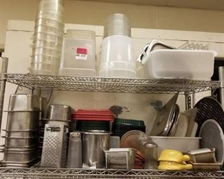 Inset Pans, Fry Baskets, Plastic Containers and More
