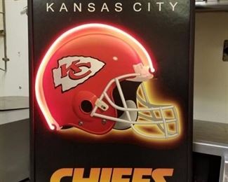 Kansas City Chiefs Sign Neon