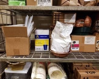 Fry Baskets, Straws, Plastic Inset Containers, T Shirt Bags