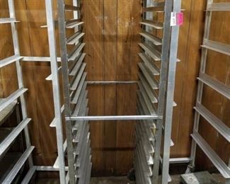 Sheet Pan Rack Rolling