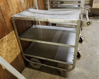 Metal Cart On Wheels