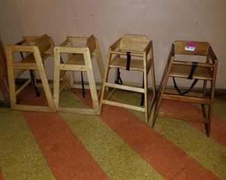 4 High Chairs