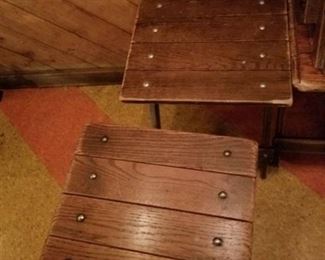 2 Rustic Stools