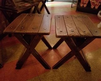 2 Rustic Stools