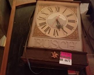 Busch Clock and Chalkboard