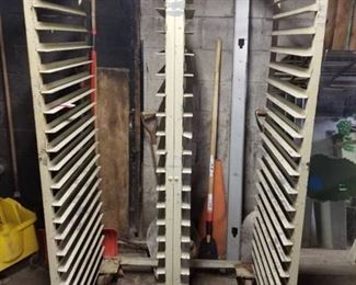 Double Sheet Pan Rack On Casters