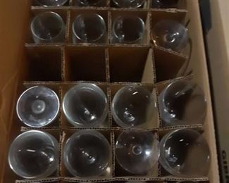 (12) 10 oz Clear Wine Glasses (8) 8 1/2 oz Clear Wine Glasses