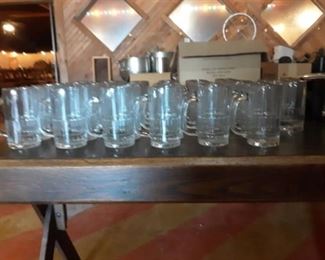 (47) 12oz Glass Beer Mugs