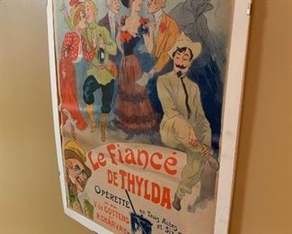 Early 1900s French Opera Poster 