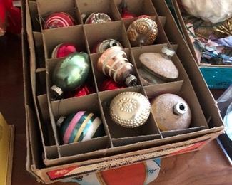 Vintage Christmas decorations