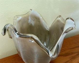 Murano White Crystal