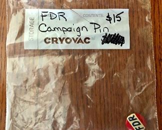 Vintage FDR Campaign Button