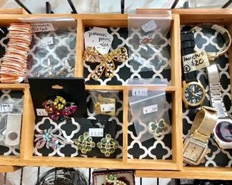 Estate Sales are a great way to find unique jewelry pieces!