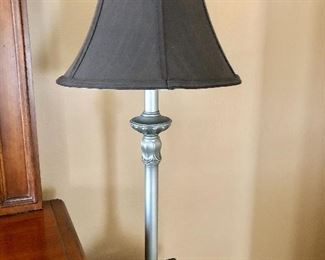Pair of Table Lamps w/Black Shades