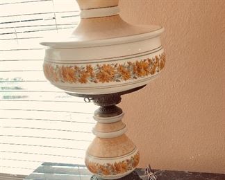 Antique Parlor/Hurricane Lamp