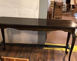 #1RR Antique 1920’s Queen Anne Entry Sofa Table 18”Wx60”Lx28”H $400 now $265