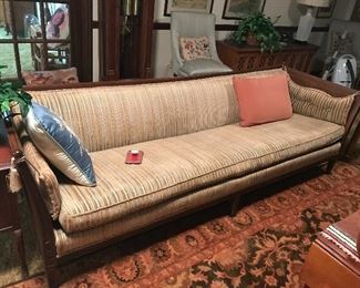 Vintage couch and nice wool rug