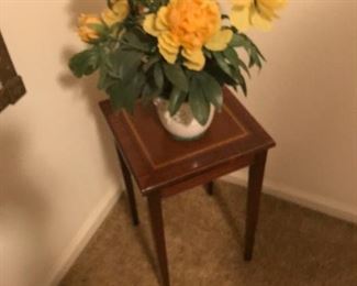 Small table with in-lay.