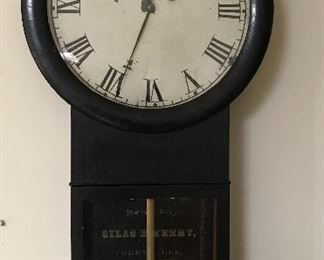 Time only - Silas B Terry Clock 1850's