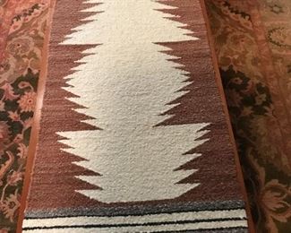 Gallop throw hand sewn wool yarn 18.5 x 35.5