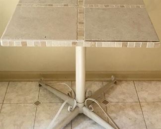 Tile top accent table 
