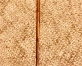 Vintage hand carved walking stick 