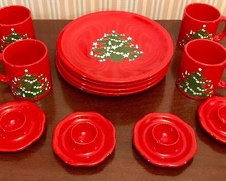 Waechtersbach Christmas dishes 