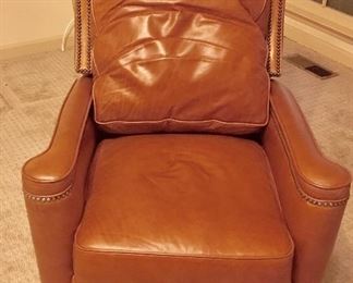 Leather recliner 