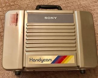 Vintage Sony Handycam in original case 