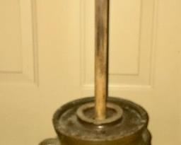 Vintage butter churn with dasher 