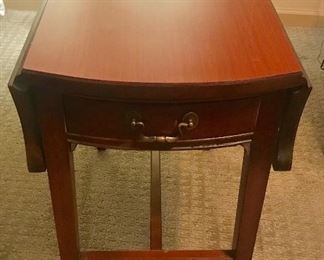 Drop-leaf side table