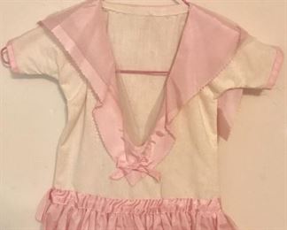Antique seed sack baby dress