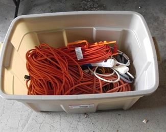 loads electrical extension cords