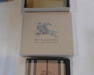 Unused Burberry men's wallet