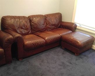 Leather sofa