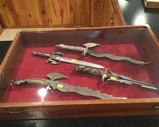Collection of knives 