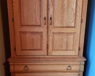 Oak armoire