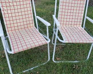 Vintage patio chairs