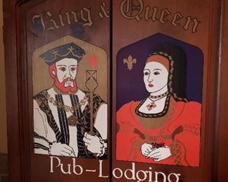 King & Queen dart board