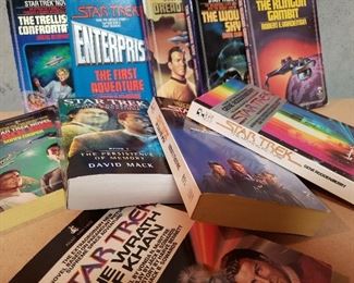 Vintage Star Trek paperback novels