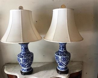Pair of Oriental Lamps 