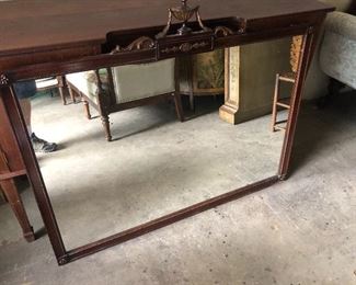 Ornate Antique Mirror 