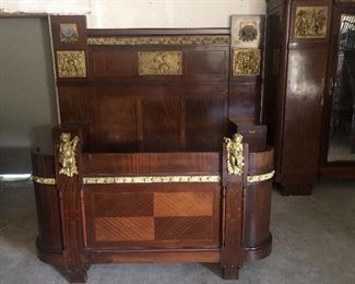Queen Size Bed w/attached Night
Stands