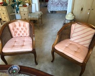 Cane Sided Chairs
