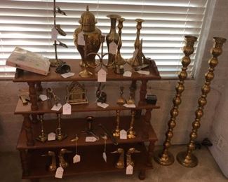 Shelf unit and Brass