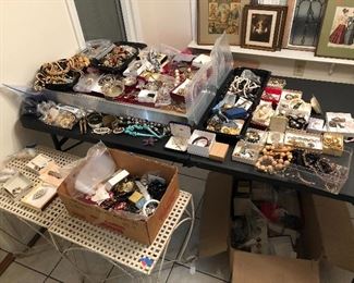 Vintage jewelry treasure hunt! Sterling silver tons of signed pieces some gold pocket watches and more