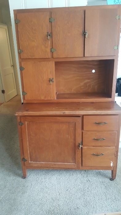 Vintage Hoosier style cabinet